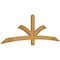 Ekena Millwork Davenport Rough Sawn Timber Gable Bracket, Western Red Cedar, 84"W x 28"H x 2"D x 4"F, 8/12 Pitch GBW084X28X0204DAV00RWR - alternate 3